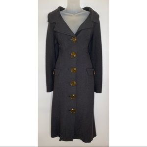 Anthropologie Millard Fillmore Wool Duster